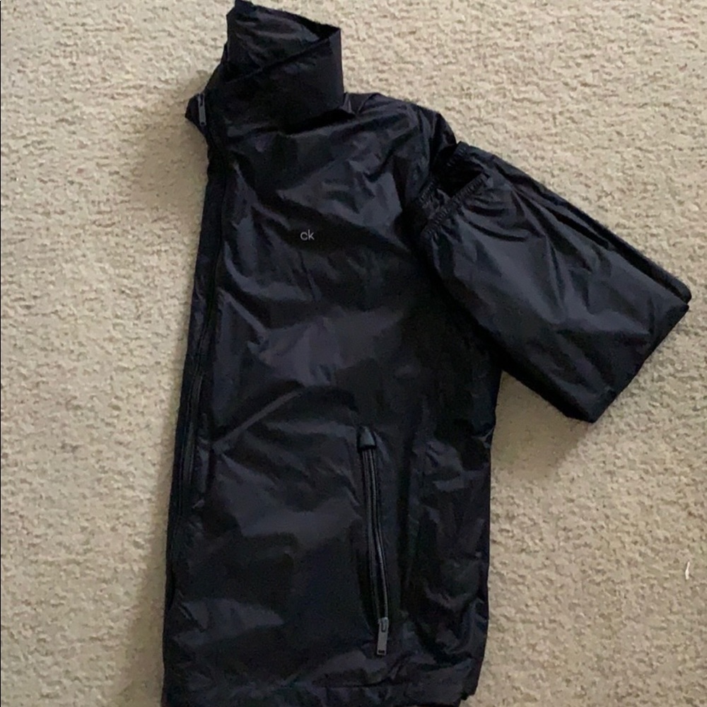 Calvin Klein black windbreaker